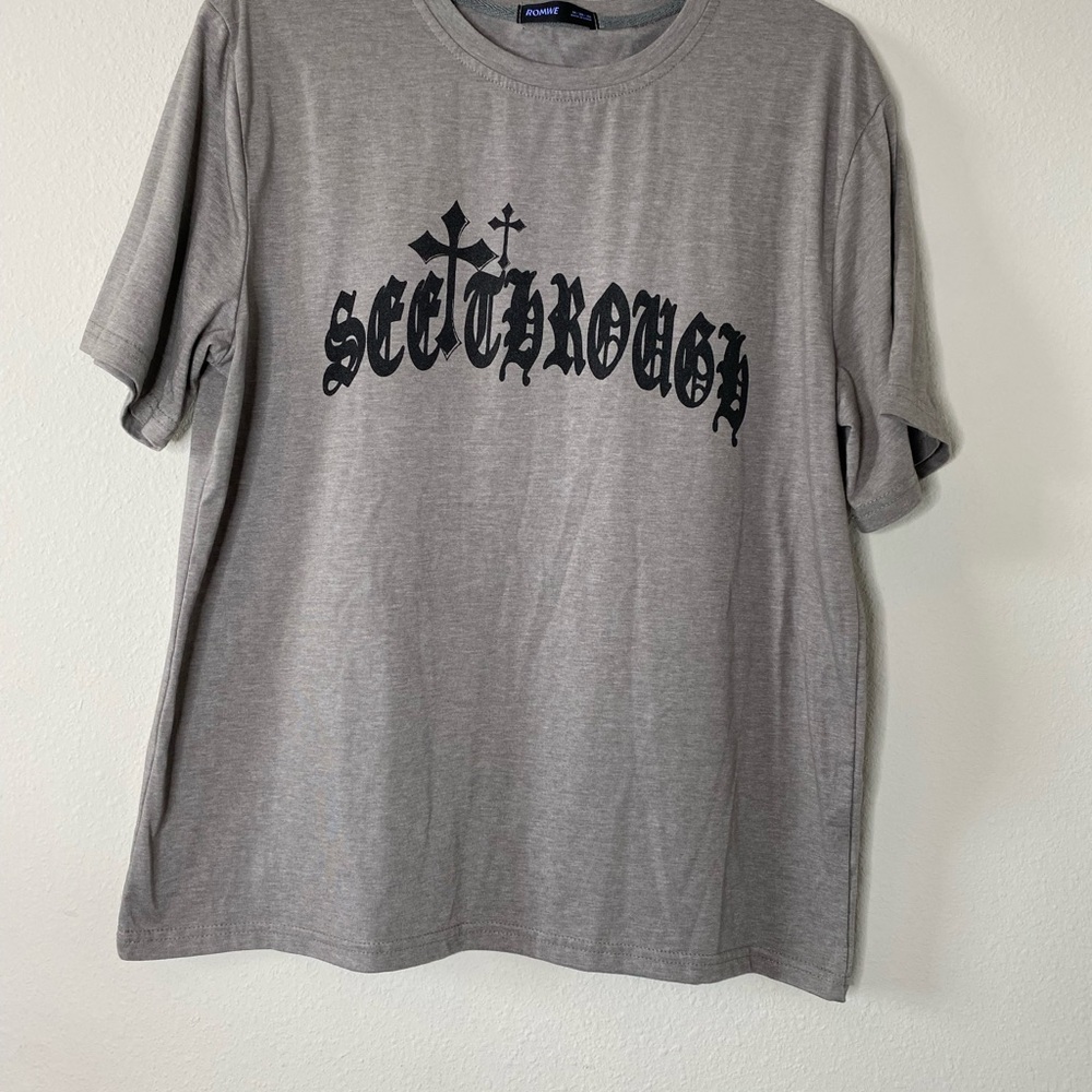 Gray Graphic T-Shirt